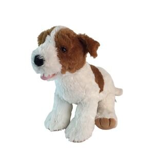 Build A Bear Plush Dog Jack Russell Terrier Puppy Retired Stuffed Animal Toy